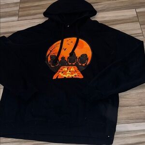 Disney Halloween Star Wars Black and Orange Hoodie